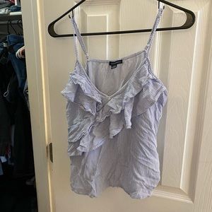 American Eagle Ruffle Tank